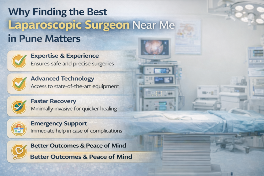 Find expert insights on choosing the best laparoscopic surgeon near you by Dr. Sandhya Bade in Pune