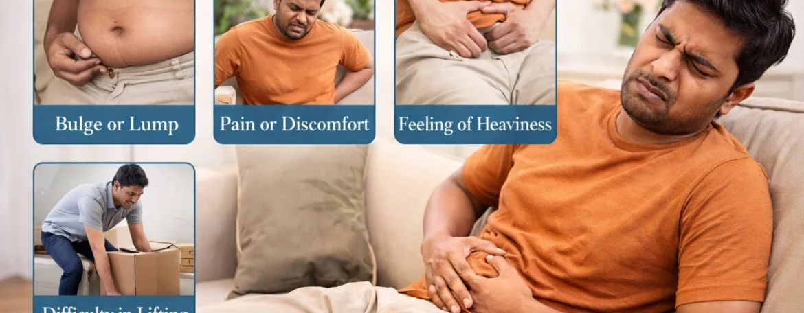 Find early hernia warning signs and expert treatment advice by Dr. Sandhya Bade