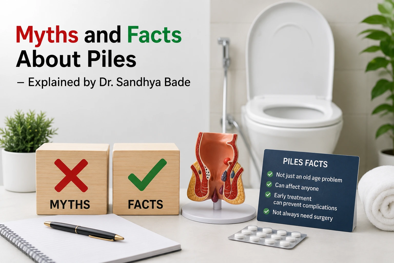 Myths and Facts About Piles – Explained by Dr. Sandhya Bade